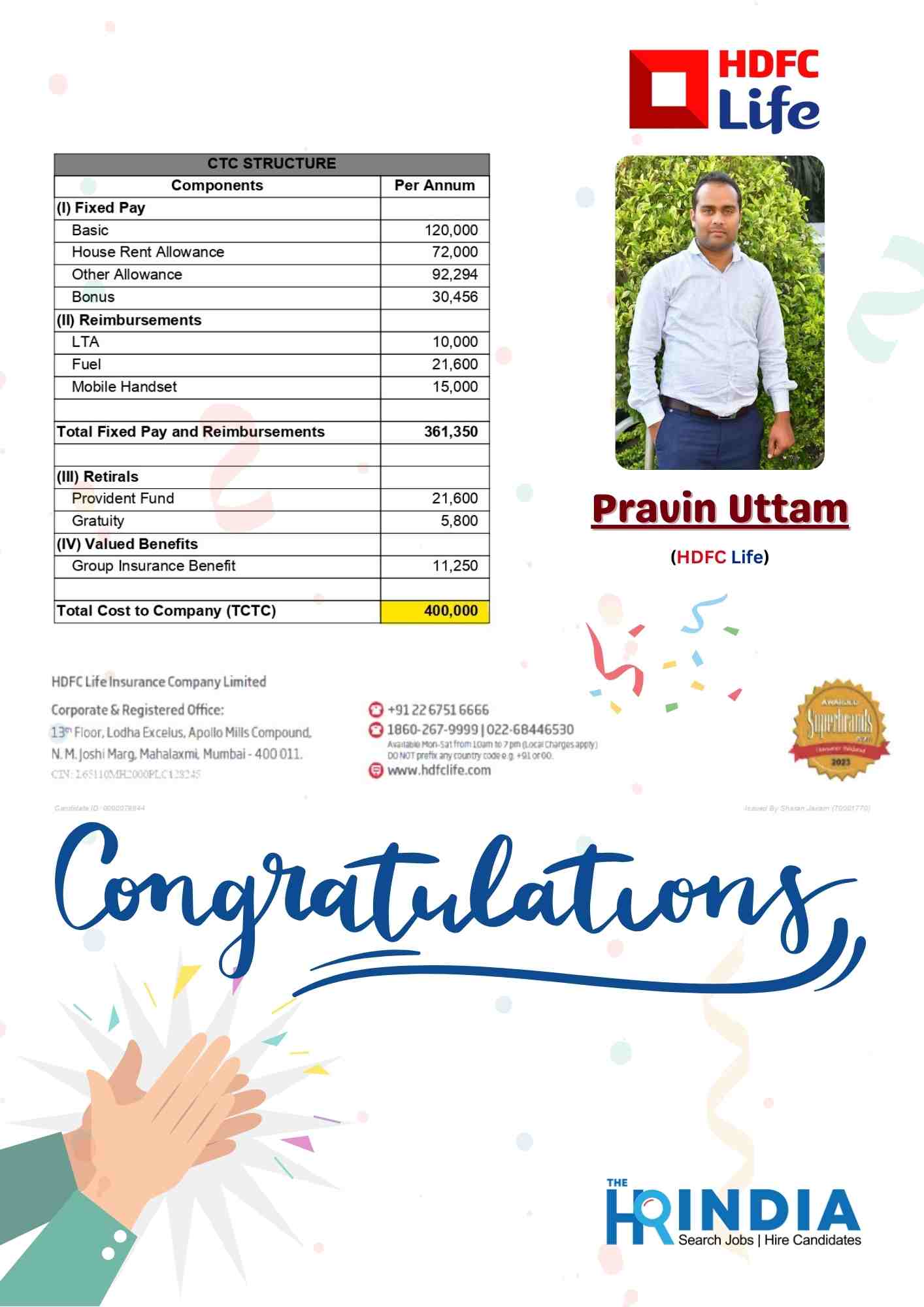 Pravin Uttam  | The HR India